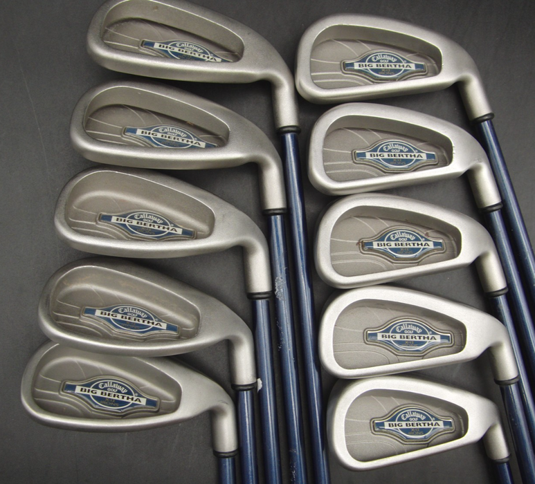 Set of Callaway Big Bertha X-12 Irons 3-PW/SW/GW+Callaway Driver+3+5 Wood+Putter