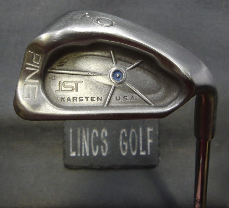 Ping ISI Karsten Blue Dot 9 Iron Stiff Steel Shaft Lamkin Grip
