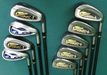 Japanese Combo Set 9 x TSURUYA AXEL-II/ AXEL ZX Irons 4-SW+AW Stiff Graphite