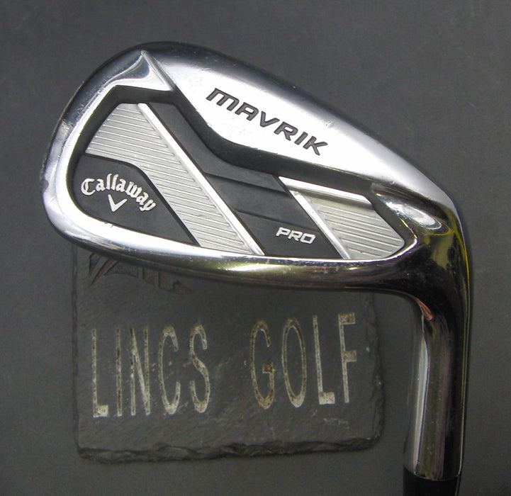 Callaway Mavrik Pro 9 Iron Stiff Steel Shaft Lamkin Grip