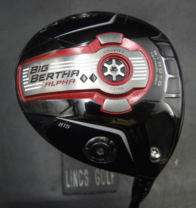 Callaway Big Bertha Alpha 815 9° Driver Extra Stiff (Optional) Graphite Shaft*