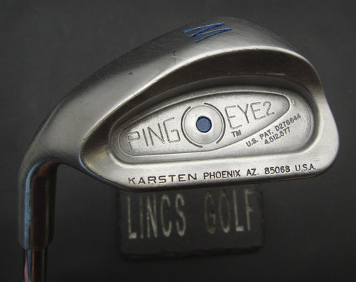 Left-Handed Ping Eye 2 Blue Dot Pitching Wedge Regular Steel Shaft TourEdge Grip