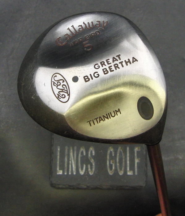 Ladies Callaway War Bird Great Big Bertha S2H2 5 Wood Ladies Graphite Shaft