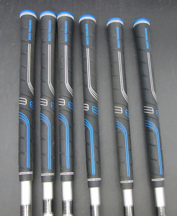 Set of 6x Lynx SS 5-PW Irons Regular Graphite Shafts Control Core Grips