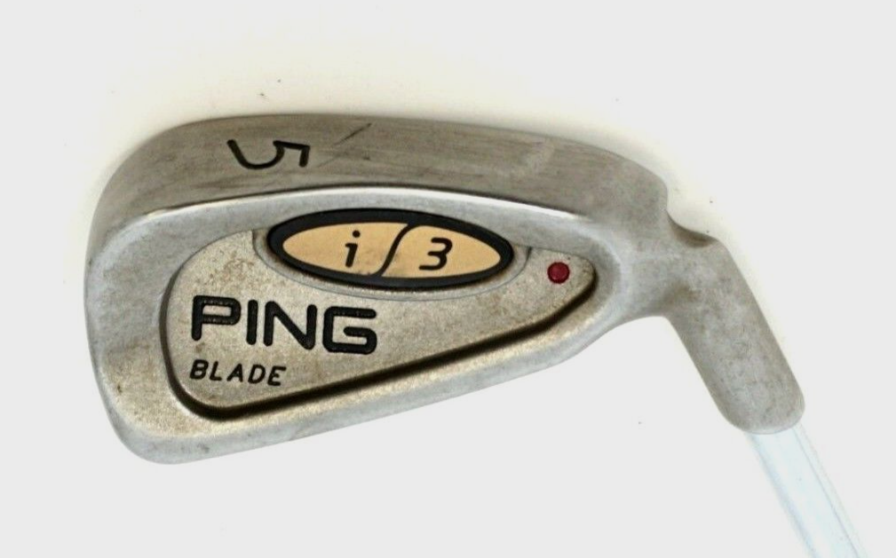 Ping i3 Blade Maroon Dot 5 Iron JZ Stiff Steel Shaft Ping Grip