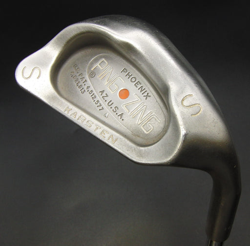 Ping Zing Karsten Orange Dot Sand Wedge Stiff Steel Shaft John Byron Grip