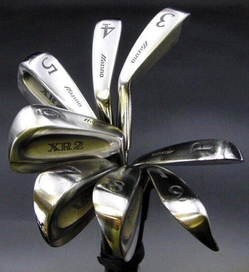 Vintage Set Of 8 x Mizuno XR2 Irons 3-PW Regular Steel Shafts