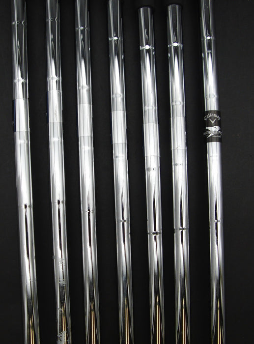 Set of 7x Callaway WarBird 5-SW Irons Uniflex Steel Shafts Callaway Grips