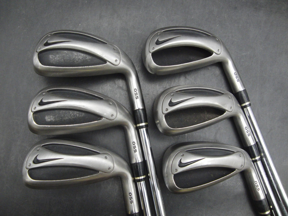 Set of 6x Nike Slingshot OSS Irons 5-PW Stiff Steel Shafts Nike Grips*