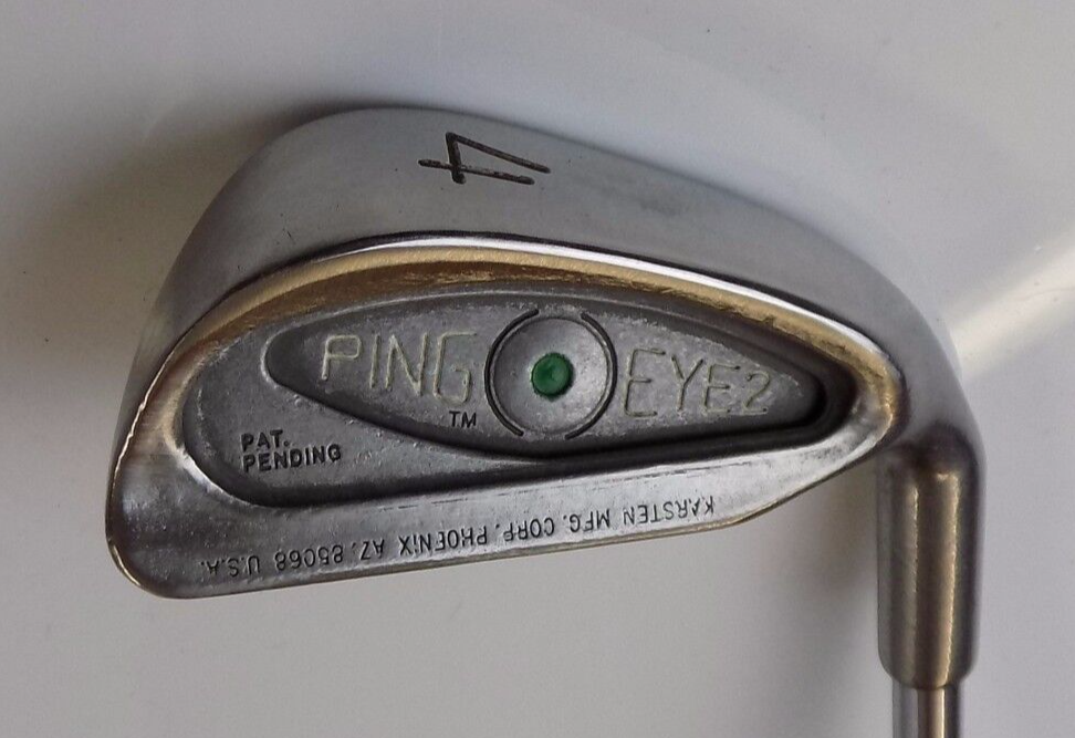 Ping Eye2 Green Dot 4 Iron Karsten Stiff Flex Steel Shaft Pro Grip