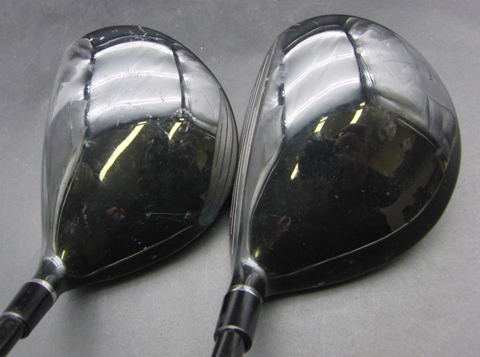 Set of 2 Nexgen NF-001 15° 3 Wood + 18° 5 Wood Stiff Graphite Shafts Bolux Grips