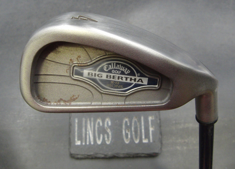Callaway Big Bertha X-12 4 Iron Regular Graphite Shaft Callaway Grip
