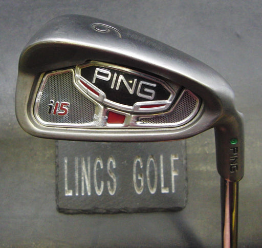 Ping i15 Green Dot 6 Iron Regular Steel Shaft Golf Pride Grip