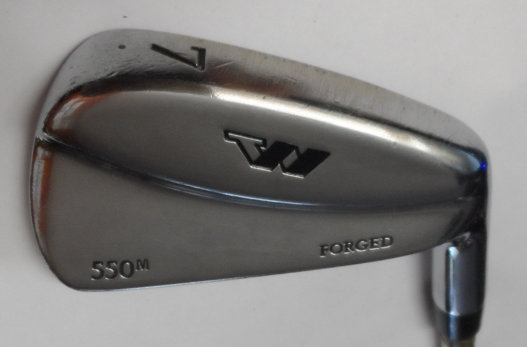 Wishon 550M Forged 7 Iron True Temper Black Gold S Flex Steel Shaft