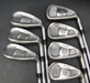 Set of 7 x TaylorMade X-03 Titanium Irons 4-PW Regular Steel Shafts