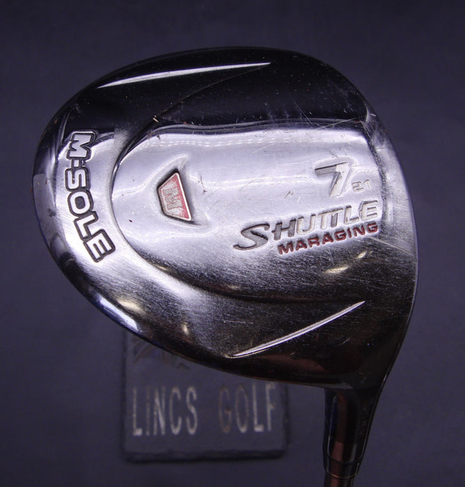 Shuttle M-Sole Maraging 21° 7 Wood Regular Graphite Shaft Iomic Grip