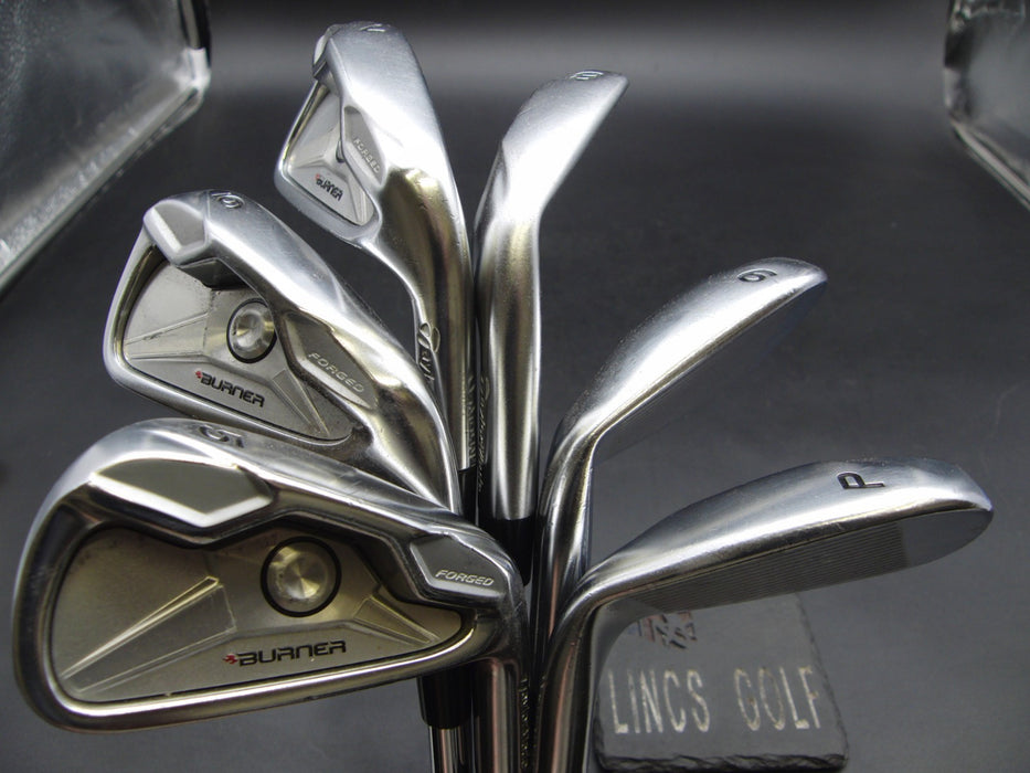 Set of 6x TaylorMade Burner Forged Irons 5-PW Regular Steel Shafts*
