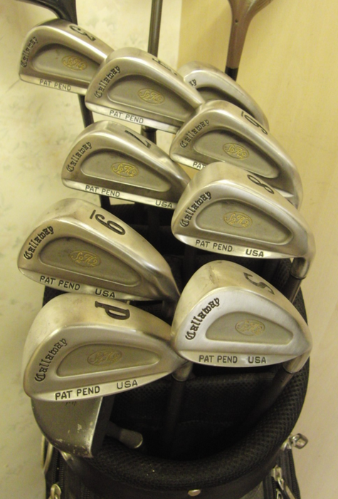 Set of Callaway S2H2 Irons 5-PW/SW+ Callaway 11 Driver + 3 + 5 Wood + Putter