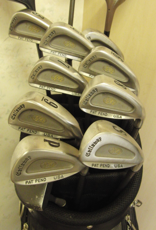 Set of Callaway S2H2 Irons 5-PW/SW+ Callaway 11 Driver + 3 + 5 Wood + Putter