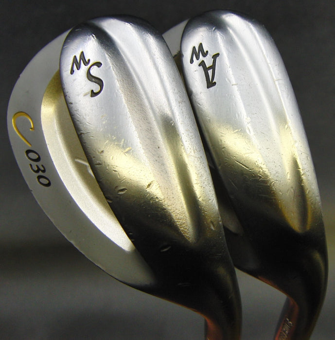 Japanese Set of 2 Fourteen C030 A Gap & S Sand Wedges Regular Steel Shafts