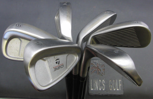 Set of 6x TaylorMade 320 5-PW Irons Regular Graphite Shafts Royal Grips