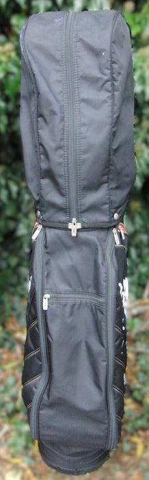 5 Division Adidas Black Carry Trolley Cart Golf Clubs Bag*