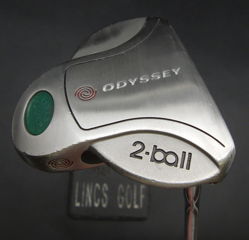 Odyssey White Steel 2-Ball Putter 83cm Length Steel Shaft RoseMark Grip*