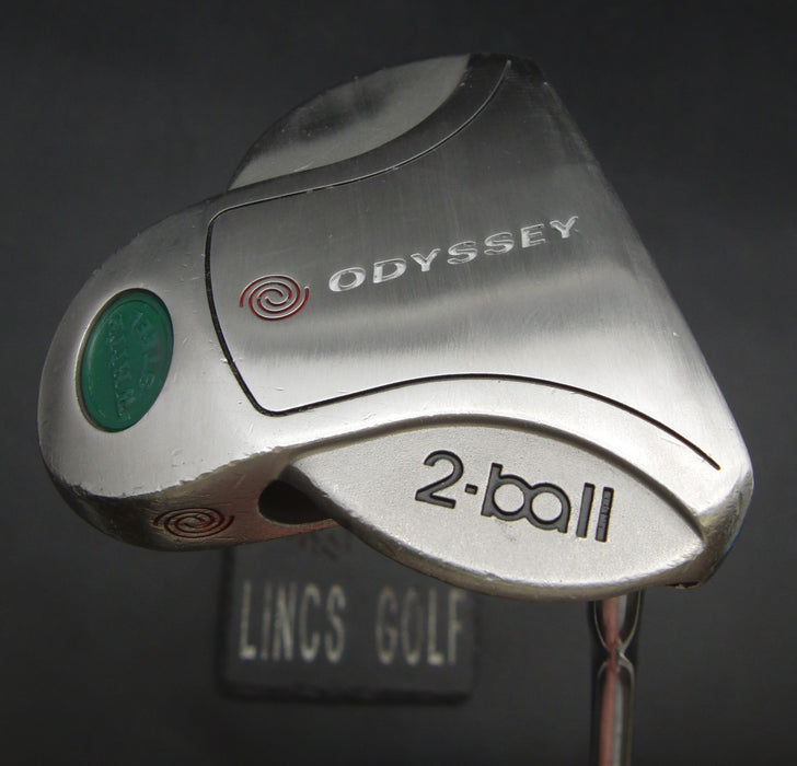 Odyssey White Steel 2-Ball Putter 83cm Length Steel Shaft RoseMark Grip*