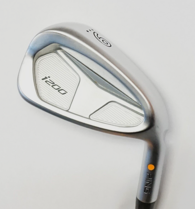 Ping i200 Orange Dot 9 Iron Project X Rifle 6.0 Stiff Steel Shaft Lamkin Grip