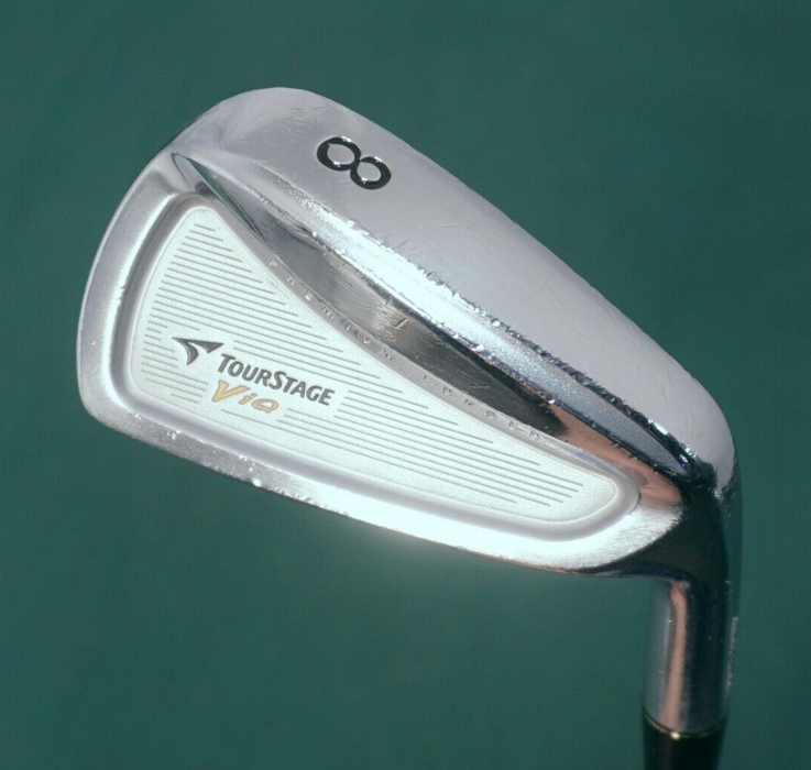 Bridgestone Tour Stage ViQ 8 Iron Regular Graphite Shaft Golf Pride Grip