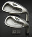 Set of 2 TaylorMade rac r7 Ti A Gap & Sand Wedges Stiff Steel Shafts G/P Grips