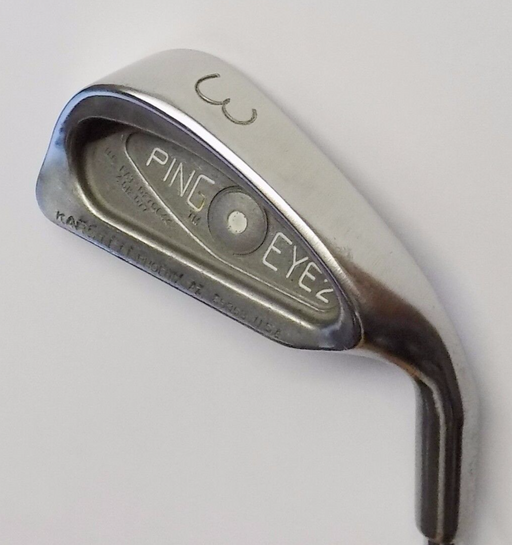 Polished Sole Ping Eye2 White Dot 3 Iron ZZ Lite Steel Shaft Ping Grip