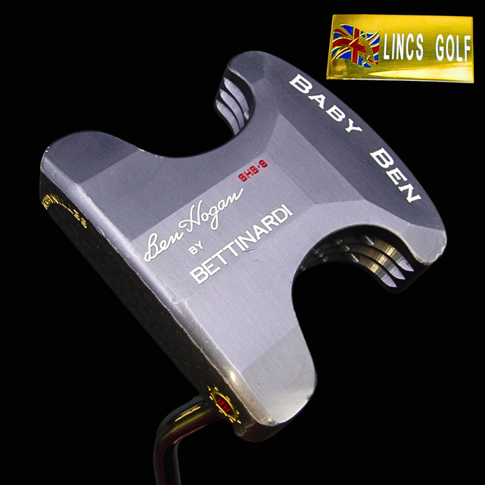 Left Handed Bettinardi Ben Hogan Baby Ben BHB.9 Putter 92.5cm Steel Shaft + HC