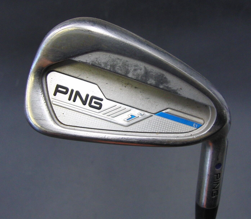 Ping E1 i Blue Dot 7 Iron Stiff Steel Shaft Golf Pride Grip