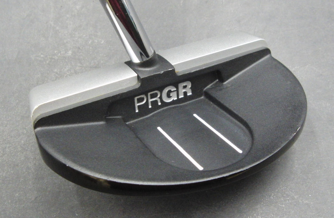 PRGR Silver Blade HV-04 Putter Steel Shaft 86.5cm Length Black Grip