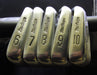 Set of 5 x MacGregor Tourney Irons 6-10 Regular Steel Shafts Unbranded Grip