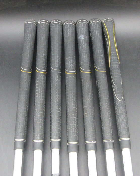 Set of 7x TaylorMade Burner Plus 5-PW + AW Irons Stiff Steel Shafts
