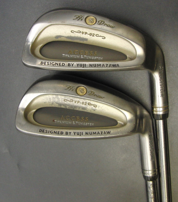 Set of 2 Bridgestone Access VP02 Pitching & Gap Wedges Regular Graphite Shafts