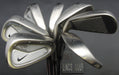 Set of 8x Nike Pro Combo Ti Face 4-PW + AW Irons Stiff Steel Shafts Nike Grips
