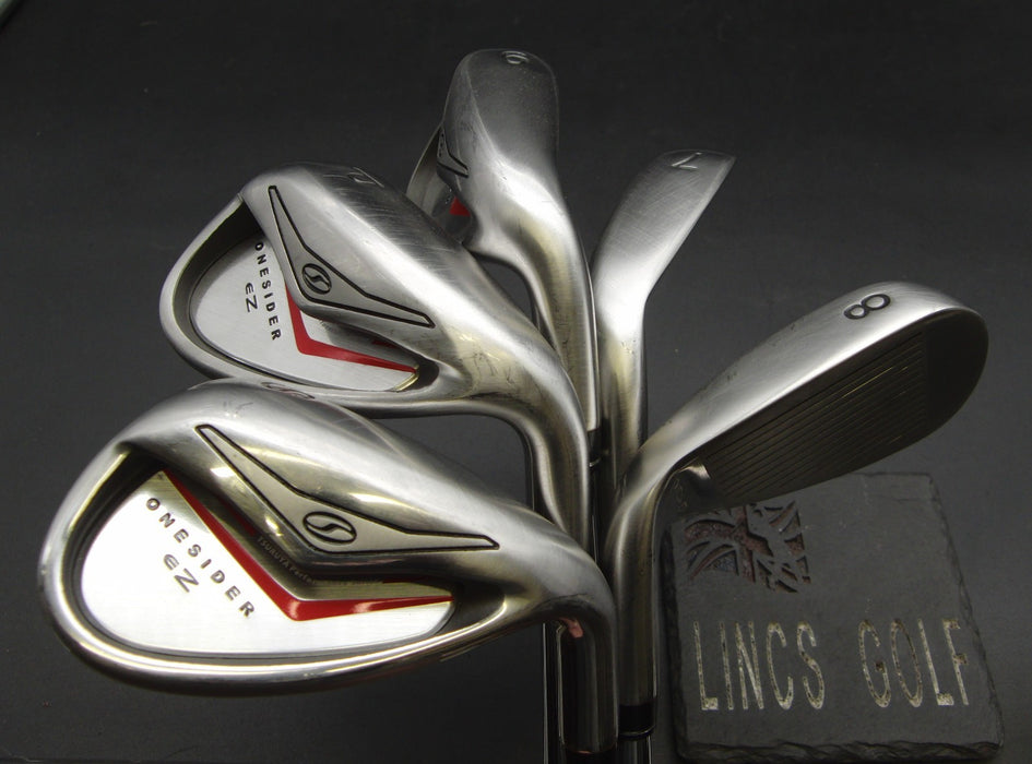 Set of 5x Tusurya Onesider EZ Irons 7-SW Stiff Steel Shafts Tusurya Grips*