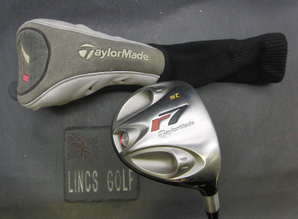 TaylorMade R7 ST 15° 3 Wood Regular Graphite Shaft Golf Pride Grip + Head Cover