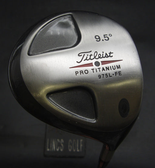 Titleist 975L-FE Pro Titanium 9.5° Driver Stiff Graphite Shaft Titleist Grip