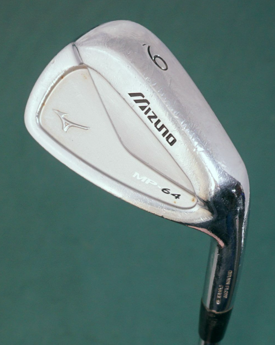 Mizuno MP 64 Grain Flow Forged 9 Iron Regular Steel Shaft Golf Pride Grip