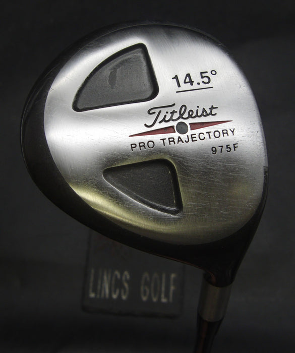 Titleist Pro Trajectory 975F 14.5° 3 Wood Stiff Graphite Shaft Lamkin Grip