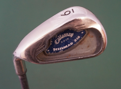 Left-Handed Callaway Steelhead X-16 6 Iron Regular Graphite Shaft Callaway Grip
