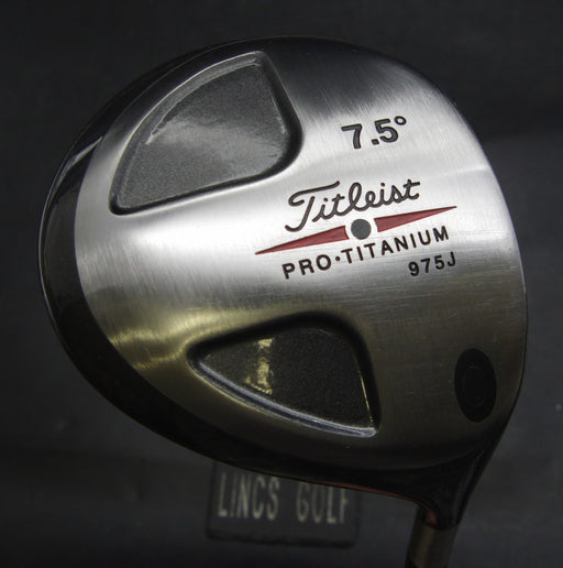 Titleist 975J Pro Titanium 7.5° Driver Stiff Graphite Shaft Titleist Grip
