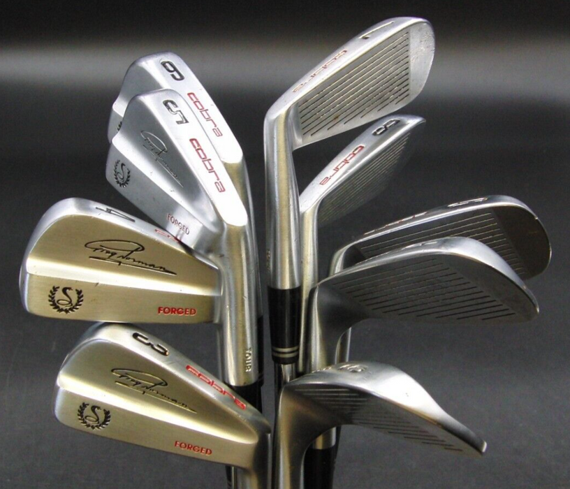 Set of 9 x Cobra Greg Norman Tour Forged Irons 3-SW Regular Steel Shafts