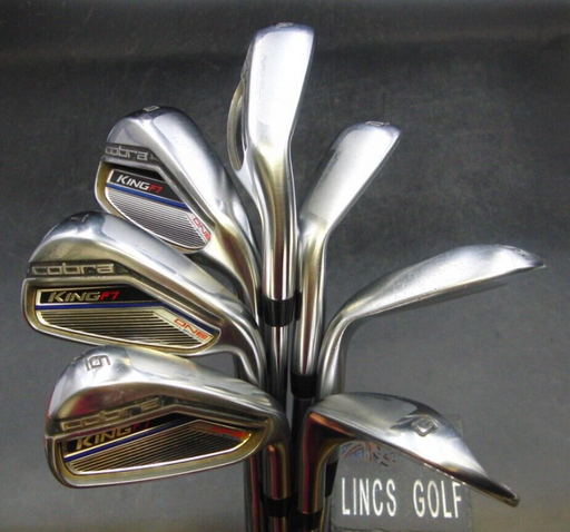 Combo Set of 7 x Cobra King F7 ONE Irons 6-SW+GW + Cobra King Versatile