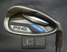 Ping G30 Yellow Dot Pitching Wedge Stiff Steel Shaft Black Grip