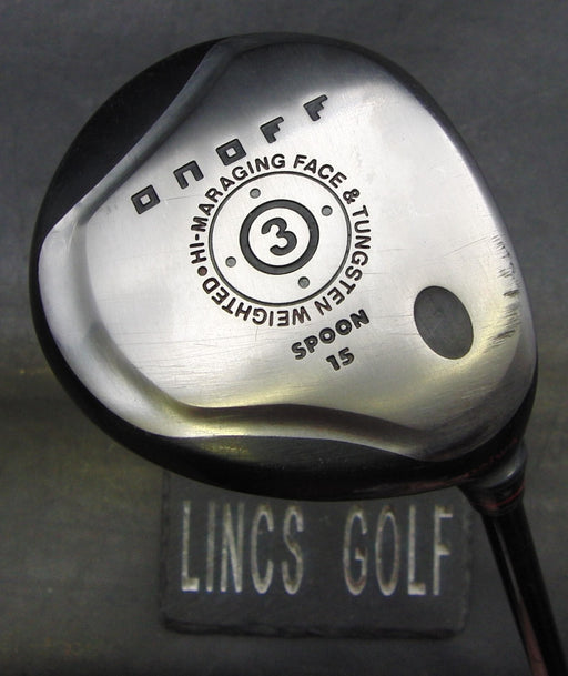 Onoff Spoon Hi Maraging Face 3 Wood Regular Graphite Shaft Perfect Pro Grip